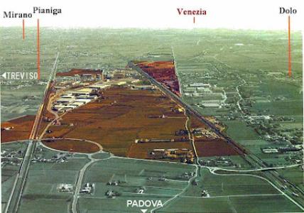 L'area interessata dal progetto "Veneto City"