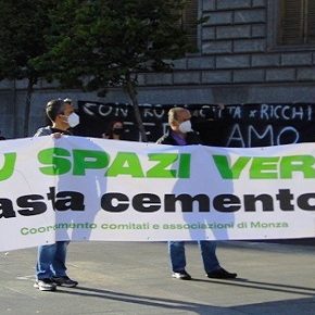 Monza: i comitati cittadini uniti contro il cemento