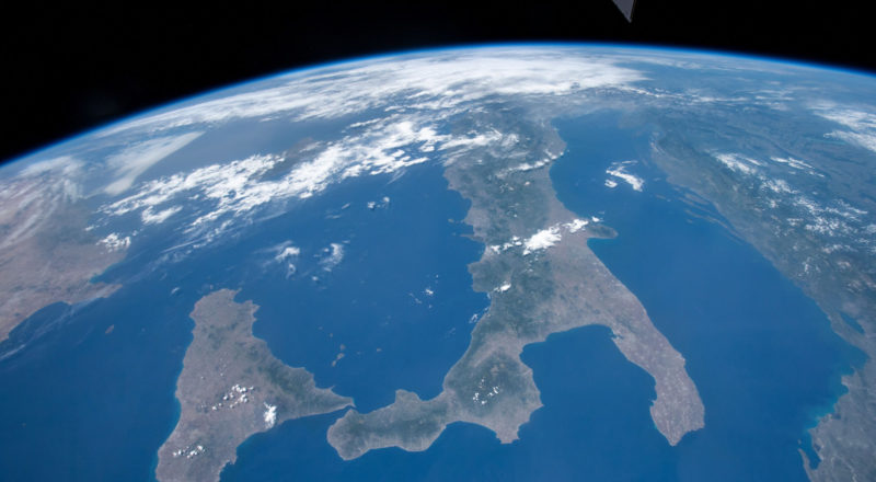 Italia vista dalla ISS Foto Passione Astronomia